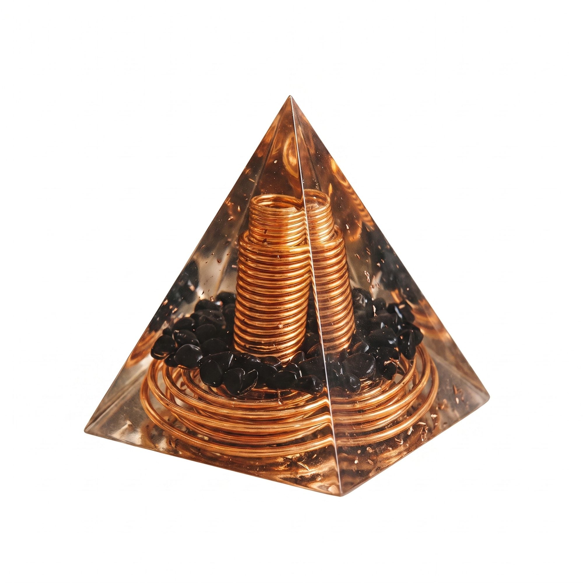 Orgonite "Symbolic Protection" in Obsidian