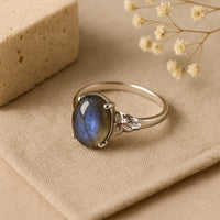 "Amara" Labradorite Ring 5