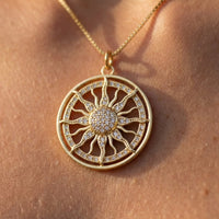Golden Sun Necklace "Inner Radiance" 2