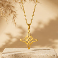 Witch's Knot Shield Necklace 1