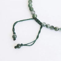 "Serenity" Adjustable Bracelet in Moss Agate 5