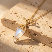 "Moon Point" Pendant in Moonstone 1