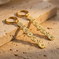 Earrings Symbols of the 7 Chakras 1