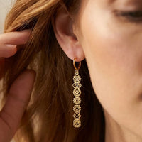 Earrings Symbols of the 7 Chakras 2