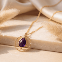 "Circle of Serenity" Necklace in Amethyst 4