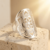 Adjustable Ring "Mandala Flower" 3