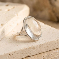 "Pure Light" Ring in Rock Crystal 1