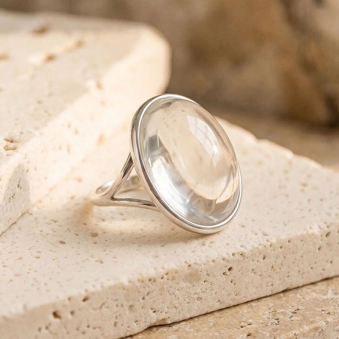 Ring "Pure Light" aus Bergkristall