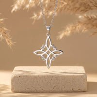 Witch Knot Shield Necklace 6