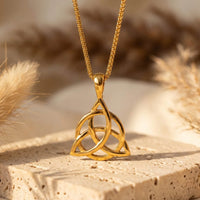 "Triquetra" Pendant in Stainless Steel 1