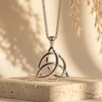 "Triquetra" Pendant in Stainless Steel 5