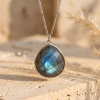 "Symbolic Protection" Pendant in Labradorite 4