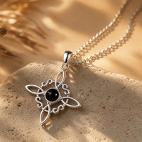 "Symbolic Protection" Pendant in Obsidian 3