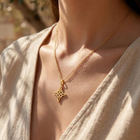 Witch's Knot Shield Necklace 4