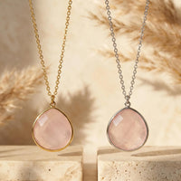 "Endless Sweetness" Pendant in Rose Quartz 6