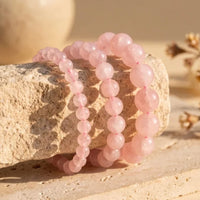 "Unconditional Love" Bracelet in Rose Quartz 6