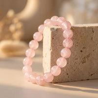 "Unconditional Love" Bracelet in Rose Quartz 5