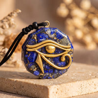 Orgonite Pendant Eye of Horus in Stone Chips 3