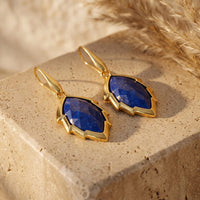 Leaf Earrings from the Tree in Natural Stone 4