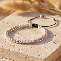 "Tibetan Wish" Bracelet in Faceted Beads 3