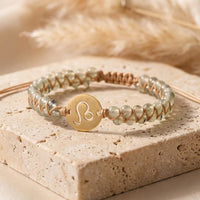 "12 Constellations" Braided Bracelet in Natural Stones 5