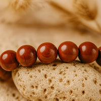 "Endurance" Bracelet in Red Jasper 4