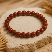 "Endurance" Bracelet in Red Jasper 1