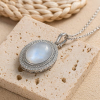 "Sweetness of Soul" Pendant in Moonstone 3