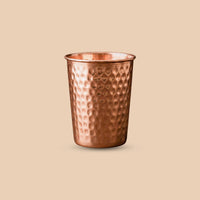 Hammered Copper Tumbler 2