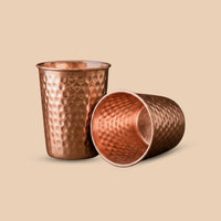 Hammered Copper Tumbler 1