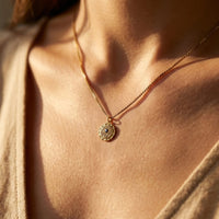 "Protection Symbol" Golden Eye of Horus Necklace 2
