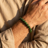 “Dhara” Bracelet in Nephrite Jade 4