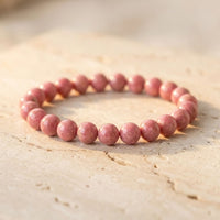 "Sweetness of the Heart" Bracelet in Rhodonite 1