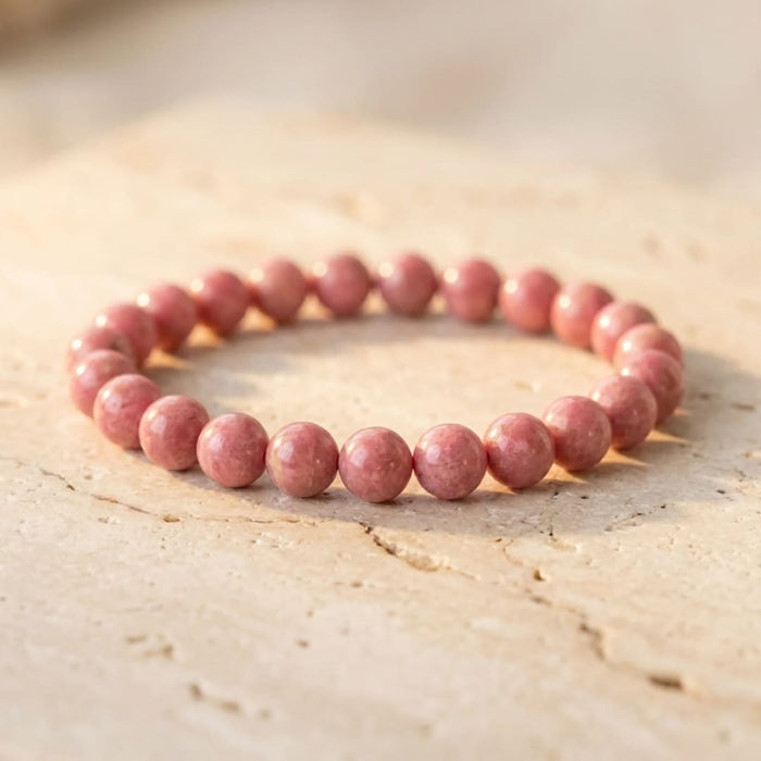 "Sweetness of the Heart" Bracelet in Rhodonite