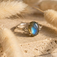 "Amara" Labradorite Ring 3