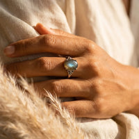 "Amara" Labradorite Ring 2