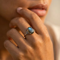 "Amara" Labradorite Ring 4