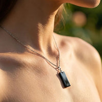 "Elegance & Power" Pendant in Tiger's Eye or Black Obsidian 6