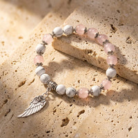 "Angel Wing" Bracelet in Natural Stones 1