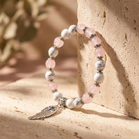 "Angel Wing" Bracelet in Natural Stones 4