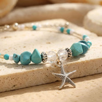 Turquoise Starfish Ankle Bracelet 3