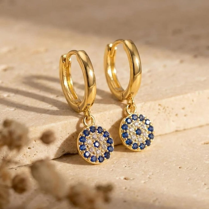 "Blaues Auge" Ohrringe – Traditionelles Schutzsymbol