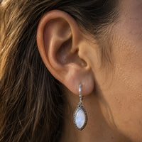"Moonlight" Earrings in Moonstone 2