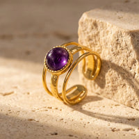 "Spiritual Essence" Amethyst Ring 3
