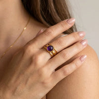 "Spiritual Essence" Amethyst Ring 2