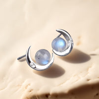 "Mystical Moons" Labradorite Earrings 3