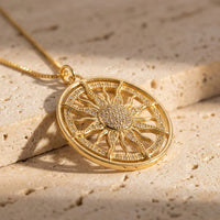 Golden Sun Necklace "Inner Radiance" 4