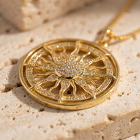 Golden Sun Necklace "Inner Radiance" 3