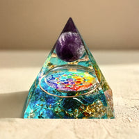 Orgonite "Refuge" in Amethyst & Blue Quartz 1