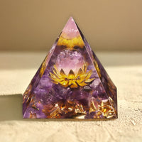 Orgonite "Divine Lotus" in Amethyst 3